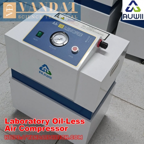Máy nén khí không dầu AUWII chuẩn Class 0 cho AAS, ICP-MS và ICP-OES