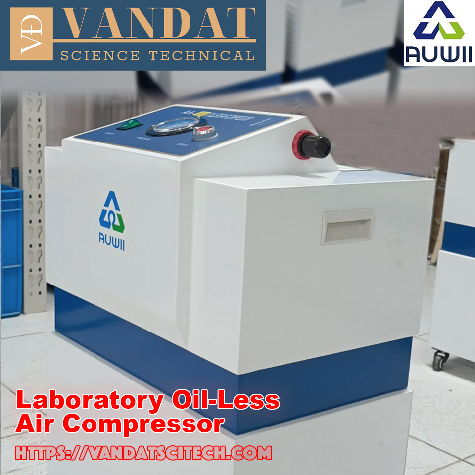 Máy nén khí không dầu AUWII: Giải pháp khí sạch Class 0 cho hệ thống AAS, ICP-MS và ICP-OES